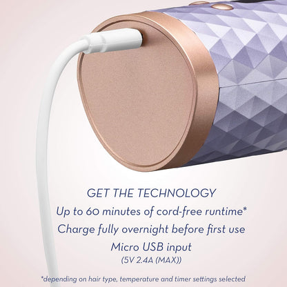 Unbound Cordless Auto Curler - Rechargeable Auto Curler for Curls or Waves